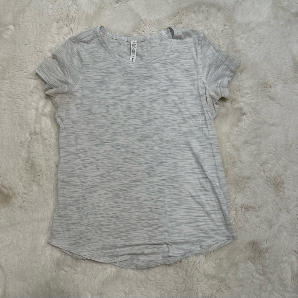 White Lululemon Workout Shirt